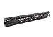 GVN Black Float NSR 15 Inch Handing One-piece Top Rail System KeyMod High Quality Lightest For AR-15 M4 M16 By GVN