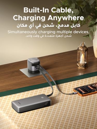 UGREEN Power Kit, Includes 20000mAh PD 45W Power Bank, 45W Retractable USB C Charger, Two Type C Cables, FineTrack Smart Finder, Charging Set for iPad/iPhone/Samsung, Suitable for Home,Business,Travel
