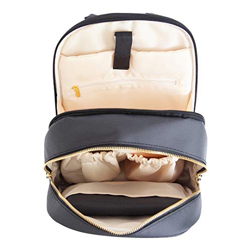 Baby Backpack Diaper Bag, Black â€“ Stylish and Compact, fits All Essentials, Prevents Back Pain and Leaves Your Hands Free for Your Baby, Durable and Well-Constructed â€“ Idaho Jones â€“ Claremont