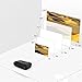 Mini Video Projector 1500 Lumens , FUJSU HD Outdoor/Indoor Home LED Projector with Free HDMI Support 1080P for Home Cinema Theater TV Laptop Game SD iPad iPhone Android Smartphone
