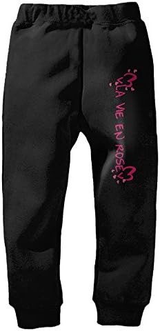 Kids La Vie En Rose Academy Award Movie Closed-Bottom Fleece Pants Sweatpants 5-6 Toddler