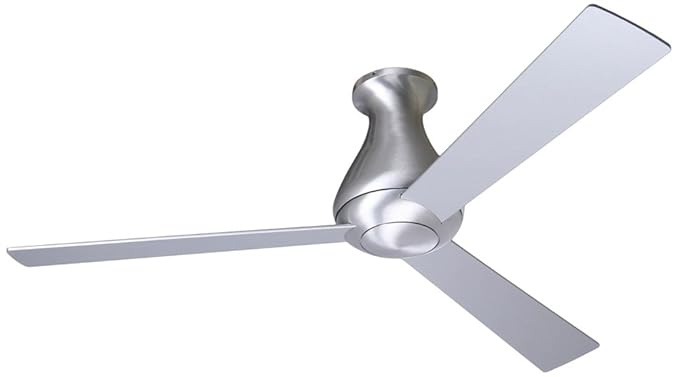 52 Modern Fan Altus Aluminum Finish Hugger Ceiling Fan Amazon Com