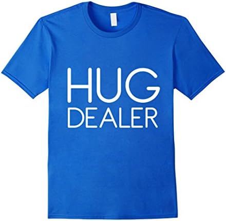 Men's Hug Dealer Free Hugs T-Shirt Medium Royal Blue