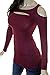 Cold Open Shoulder Cutout Peekaboo Lightweight Cotton New Top Reg & Plus Size