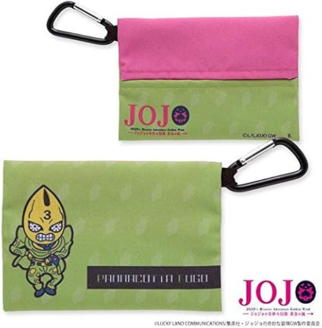 Amazon ジョジョの奇妙な冒険 黄金の風 スタンドたちの奇妙なコスチューム カラビナ付ティッシュケース パンナコッタ フーゴ アニメ 萌えグッズ 通販