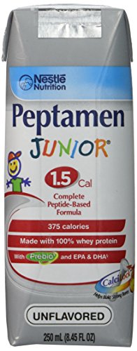Peptamen Junior 1.5 Complete Unflavored Nutrition 250mL Can,case of 24