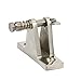Amarine Made Stainless Steel 90° Bimini Top Deck Hinge,Angled deck hinge with Removable Pin,5/8