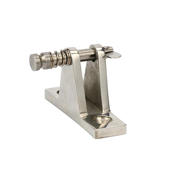 Amarine-made-Stainless-Steel-90-Bimini-Top-Deck-HingeAngled-deck-hinge-with-Removable-Pin58-x-2-38-Base-generic