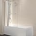 Mecor Bath Tub Shower Door Framed 1/4