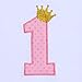 Baby Girls First Birthday Clothes One-piece Bodysuit 1st Crown Romper+Ruffle Tulle Skirt+Bowknot Headband 3PCS Set Toddler Infant Smash Cake Outfits for Casual Photo Shoot Pink Age 1 Year Old