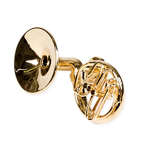 Sousaphone Miniature Replica Gold Brass Tone 2 x 2.5 Resin Refrigerator Magnet