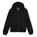French Toast Boys' Little Fleece Hoodie, Black, 4