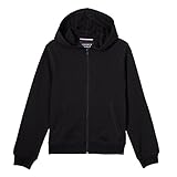 French Toast Boys' Little Fleece Hoodie, Black, 6