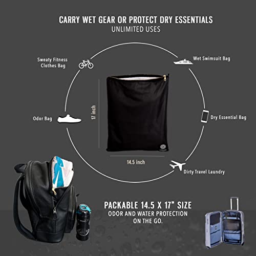 Ornadi Wet Gym Clothes Bag Antimicrobial Waterproof Sport Sack Inhibits
