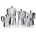 Primula Classic Stovetop Espresso and Coffee Maker, Moka Pot for Italian and Cuban Café Brewing, Greca Coffee Maker, Cafeteras, 1 Espresso Cup, Silver