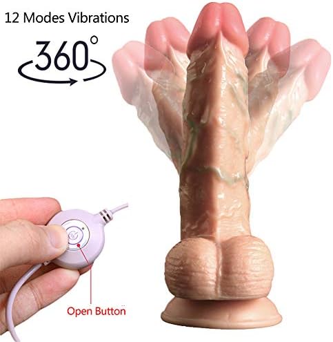 7.2 Inch Realistic Silicone Female Vibrant Toy Adult with 8 Powerful Vibrations Modes UBS Rechargeable