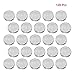 Csdtylh 102 Pcs Bezel Pendant Trays Round Cabochon Settings Trays Pendant Blanks, 25mm Diameter