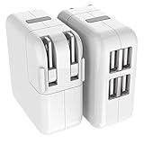 USB Charger,Costech 4 Port 15W Desktop High Speed Multi-port Wall Travel Charging Adapter Hub for Ipad,Iphone,Samsung Other Fit USB Ports Devices