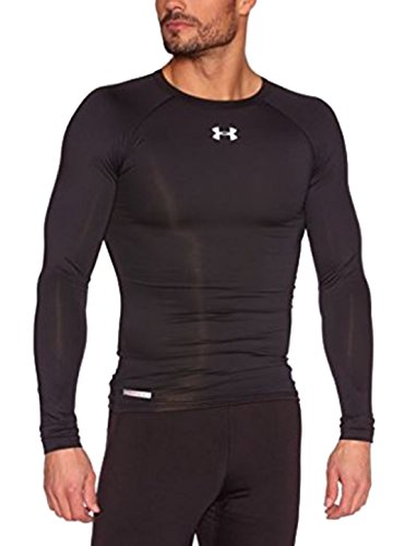 Under Armour Heat Gear Sonic Compression Long Sleeve Top - Large - Black