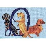 Pegasus Originals Golden Retriever Cross Stitch Kit - Complete Counted Cross Stitch Set