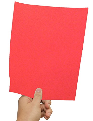 25 Watermelon Red 65lb Cover|Card Paper - 11" X 14" (11X14 Inches) Scrapbook|Picture-Frame Size - 65 lb/pound Light Weight Cardstock - Quality Printable Smooth Surface for Bright Colorful Results