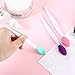 Silicone Exfoliating Lip Brush Double-Sided Silicone Exfoliating Lip Brush Soft Silicone Lip Brush for Smoother and Fuller Lip Appearance (6 Pieces)