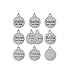 Laser Etched Stainless Steel Pet ID Tags Custom Personalized for Dog & Cat Paw Print Bone Round Tag (1