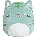 Squishmallow Kellytoy 8 Inch Chase The Mint Cat - Super Soft Plush Toy Animal Pillow Pal Buddy