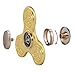 Spinner Fidget EDC ADHD Focus Toy Ultra Durable High Speed 2-6 Min Spins Precision Zinc Alloy (Gold)
