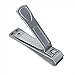 Clyppi Straight Edge Toenail Clippers for Thick Toenails - Swing Out Nail Cleaner/File - Gifts for Men & Women - Best Sharp Stainless Steel Clipper - Wide Easy Press Lever