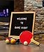 Felt Letter Board 12X12 | 340 PRE-Cut Letters, Numbers, Symbols and Emojis, Zipper Pouch and Adjustable Stand | Changeable Message Board, Customizable Letterboard Sign, Word Board with Letters Black