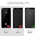 kwmobile Clear Case Compatible with Huawei P8 Lite (2015) - TPU Smartphone Backcover - Indian Sun Light Pink/White/Transparent