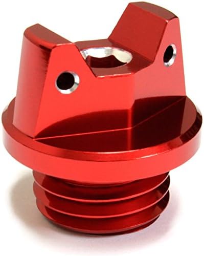 MotoSculpt Oil Fill Cap Plug (RED) for Kawasaki KX250 (1980-2004)