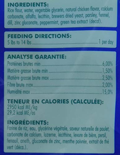 BONE-A-MINTS ALL NATURAL, WHEAT-FREE BREATH FRESHENING BONE, 5.60-OUNCE, MINI, 16-PACK
