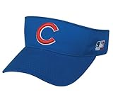 MLB ADULT Chicago CUBS Home Blue VISOR Adjustable Velcro TWILL