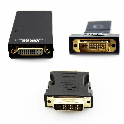 LB1 High Performance New USB 2.0 to VGA/DVI/HDMI External Video Card Multi Monitor Adapter - 2048x1152 - Thumbnail 2