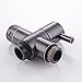 Shower Diverter Valve 3 Way Shower Diverter Valve Shower Head Adapter Shower Head Shut Off Valve Replacement Shower Head Splitter for Shower Arm Handheld Shower Head Attachment Oil Rubbed Bronze