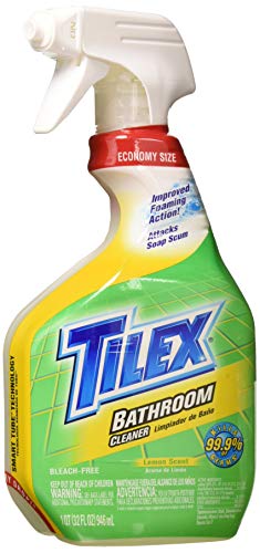 Tilex Clorox Plus Bathroom Cleaner, Spray Bottle, Lemon Scent, 32 Ounces (Pack of 2) (Packaging May Vary)