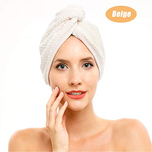 Exfoliating Loofah Sponge Pads, 2 Packs Natural Luffa Body Bath Sponge Body Scruber with 1 Pack Quick Dry Hair Cap for Men/Women Bath Spa and Shower