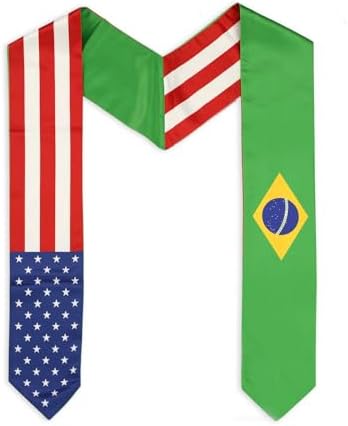 Amazon.com: Azores America Flag Graduation Stole Shawl Sash for