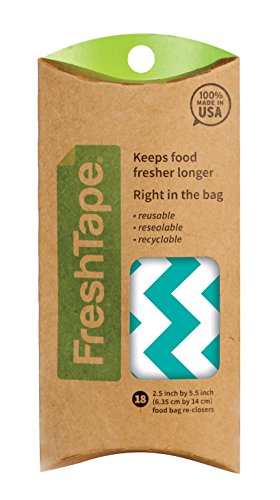 FreshTape Food Bag Re-Sealer, Pattern Design, Set of 18