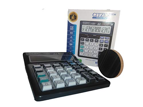 Varni Enterprise GLTZEEN CT-690GC 112 Steps Check 14 Digit Dual Power Desktop Calculator (Free Paper Weight) Made in India Varni Enterprise GLTZEEN CT-690GC 112 Steps Check 14 Digit Dual Power Desktop Calculator (Free Paper Weight) Made in India