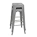 Best Choice Products SKY1651 barstools, Medium, Silver/Gray, 2 Count