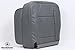 Richmond Auto Upholstery (Compatible with 2006-2009 Dodge Ram 2500 3500 MegaCab Laramie Driver Side Bottom Replacement Leather Seat Cover, Gray