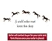 Big 48 inch vinyl wall decal-Cute horse quote-sold by aluckyhorseshoe