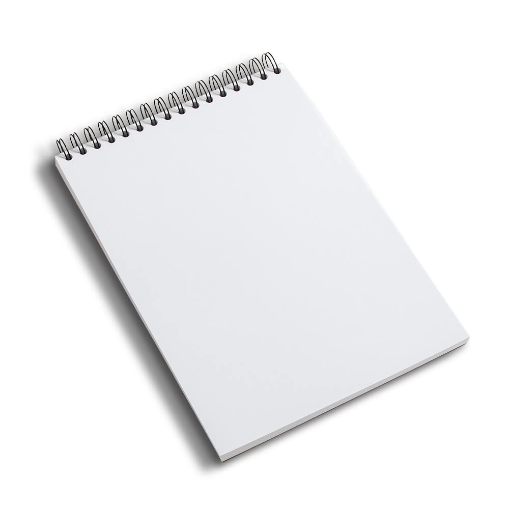 Schoellershammer Drawing Paper Pad A4, 50 Sheets, Spiral Bound, 160gsm White Paper, Black VF5004282