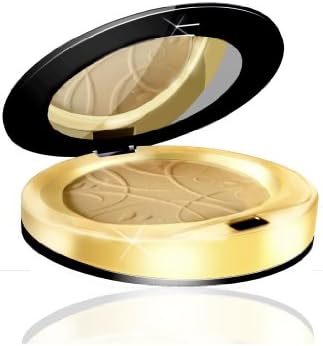 Eveline Cosmetics - Celebrities Beauty Mineral Pressed Powder - * Compact Foundation with Luxury Portable Makeup Mirror case * - NO 20 Transparent