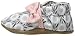 Robeez Girls' Soft Soles, Traditional Silhouette Slip-on, Wildflowers-Grey/Pink, 0-6 Months M US Infant
