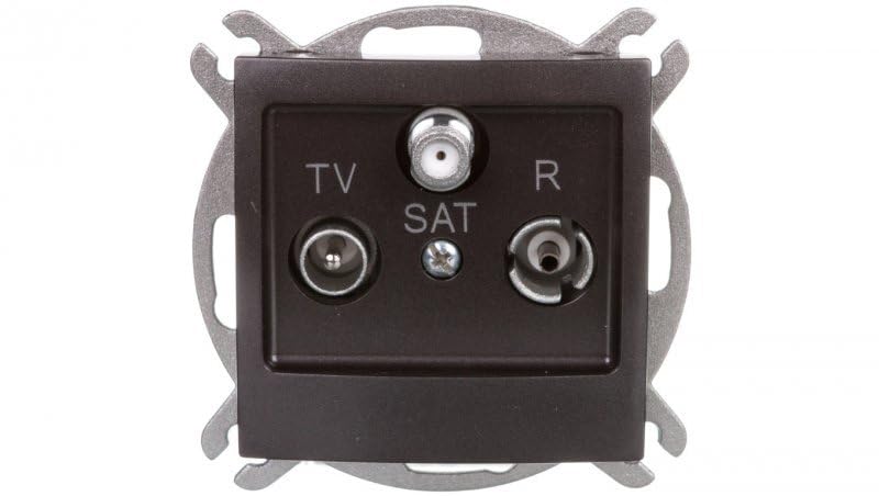 Ospel GPA-YS/m/50 Socket Anthracite IP20, 71 mm 38 mm 71 mm 104.5 g