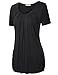 Jazzco O-Neck Short Sleeve T Shirt For Leggings For Women